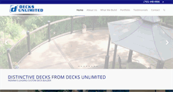 Desktop Screenshot of decks-unlimited.net